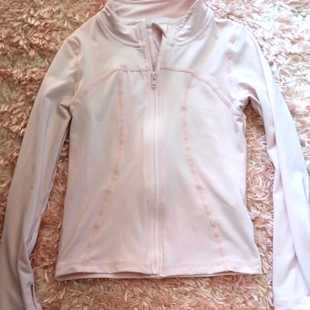 Light Pink Zip-Up Jacket